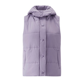 Giordano vest removeable hat cotton jacket Giordano vest removeable hat cotton jacket