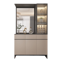 Entrance cabinet shoe cabinet living room wall-mounted light luxury glass wine cabinet screen partition cabinet home storage cabinet