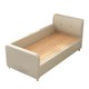 Children's bed anti-collision solid wood simple no-wash splicing soft bag