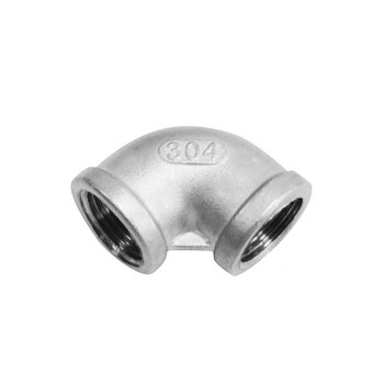 Cast thread 90 degree inner wire elbow