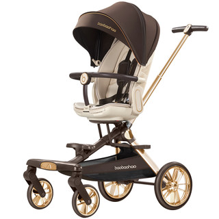 High view two-way stroller with reclining stroller