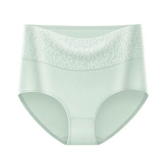4条装高腰内裤女纯棉提臀收腹大码产后全棉无痕女士胖MM三角内裤