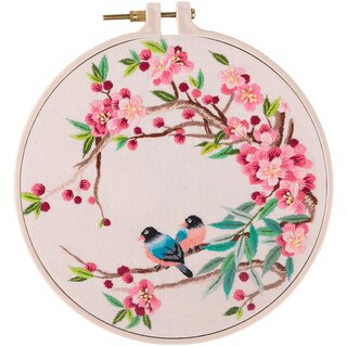 Embroidery diy handmade self-embroidery fan Su embroidery