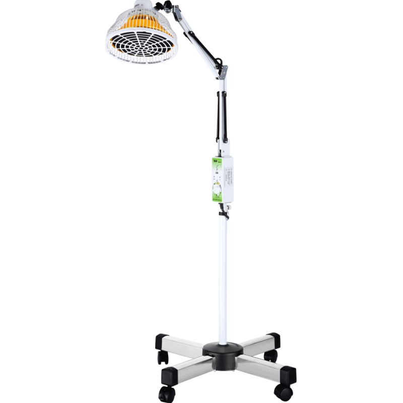 The same type of roasting electric physiotherapy device used in hospitals for home roasting legs and knees