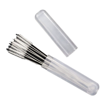 10-piece straw brush bottle cleaning brush slender water cup cleaning straw small bristle brush bottle brush pacifier brush