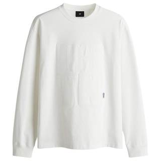 HM男装女装T恤2025秋季新款时尚休闲宽松重磅长袖针织上衣1271801