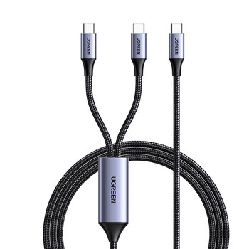 Greenlink 100w one-to-two charging cable for mobile phone and computer Greenlink 100w one-to-two charging cable for mobile phone and computer