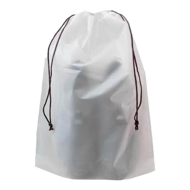 Travel storage bag waterproof drawstring tie pocket