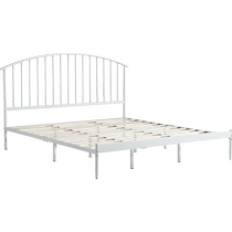 Kafani French cream style home high-end thickened iron bed single bed double bed iron frame bed Lins Wood Industry