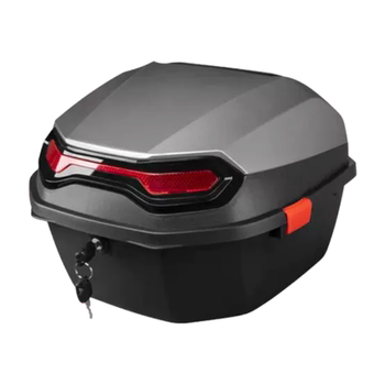 Universal motorcycle trunk with large capacity for electric vehicles