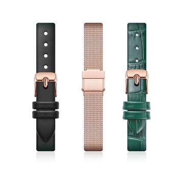 Small green watch strap steel strap universal