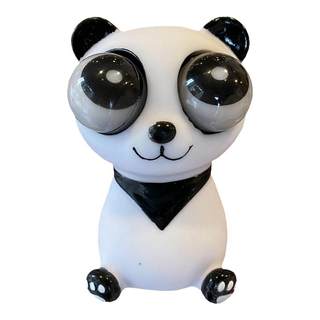 Funny eye-popping panda staring children's decompression artifact hand pinch music ball decompression creative funny gadgets toys