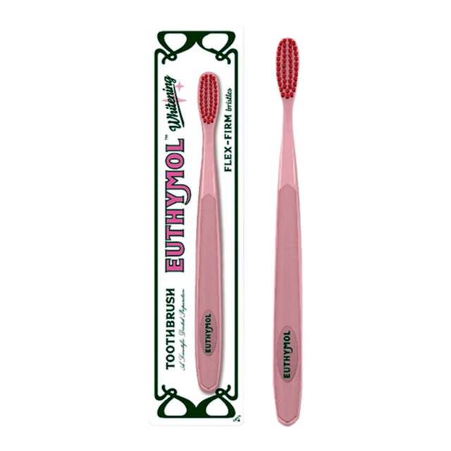 Toothbrush that fits between teeth and cleans deeply. Multiple colors to choose from.