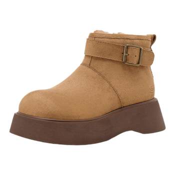 Saturday plush thick-soled martin boots