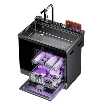 Japan sichuan 14 sets of integrated sinks honeycomb large single sink