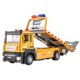 Alloy flatbed trailer model city road rescue vehicle