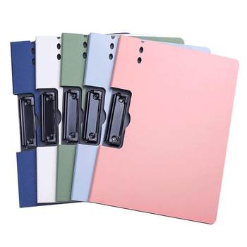 Flipped folder thickened double clips