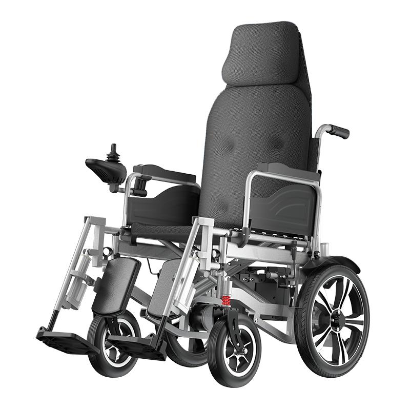 Xiaofei Ge's special electric wheelchair for the elderly makes it easy to overcome obstacles