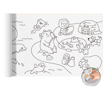 Meile childhood childrens long axis painting roll paper baby graffiti large drawing paper pencil drawing paper sketch paper gouache paper watercolor pen crayon drawing paper blank roll paper