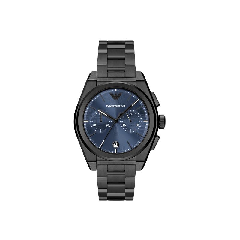 Armani watch three eye quartz watch quartz men's