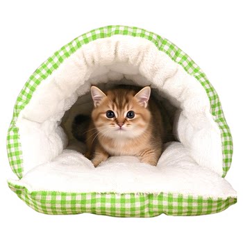 Cat house for all seasons, removable and washable, semi-enclosed, safe, winter warm cat house, cat and dog house, pet supplies