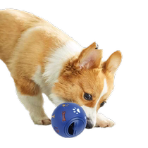 Food leakage ball dog toy pet relieves boredom consumes physical strength bites and grinds teeth intelligence puzzle teeth grinding leakage food slow feeder