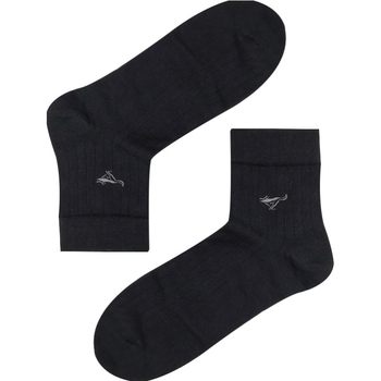 Septwolves pure cotton socks men's mid-calf cotton anti-odor feet black and white business shoes black leather shoes for wedding photos ຖົງຕີນຜູ້ຊາຍ