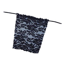 The collar is too low summer V-neck anti-walking one-piece tube top lace dress low-neck skirt fake collar for women