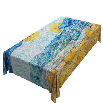 Starry sky tablecloth van gogh oil painting art studio painting Starry sky tablecloth van gogh oil painting art studio painting