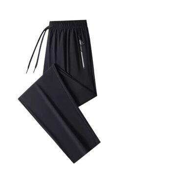 Scarecrow ice silk pants quick-drying pants 2026 new summer thin cool feeling loose leg pants casual sports pants for men