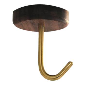 Black walnut table hook powerful viscose without hole punching