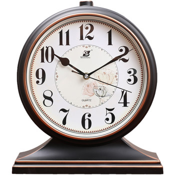 Quartz desktop retro home desktop large pendulum clock