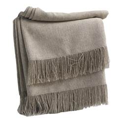 Sabi Wind Cotton Linen Bed Tail Towel과 침대 끝 담요