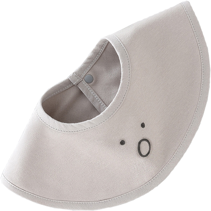 Solid color baby bibs children's petal saliva towel