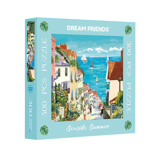 Dreamfriends kenyan travels around the four seasons summer holiday seaside town 300 piece puzzle seaside adult version