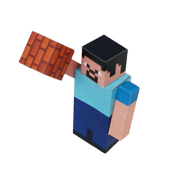 ເຄື່ອງຫຼິ້ນການສຶກສານັກຮຽນຂອງຂວັນປີໃໝ່ ຕຶກອາຄານສະນະແມ່ເຫຼັກຂະໜາດນ້ອຍ ຕຶກອາຄານແມ່ເຫຼັກ Minecraft ທີ່ຢູ່ອ້ອມຮອບ huts