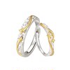 Elopement Moon Couple Ring S999 Silver Versatile Ring
