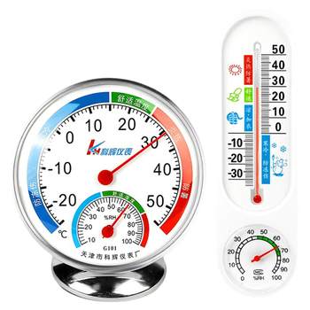 Temperature and humidity meter high precision industrial thermometer hygrometer indoor pharmacy dry and wet watch home greenhouse special room temperature