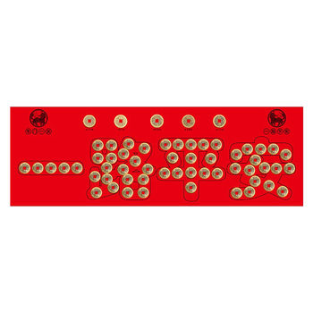 Five emperors' money is pressing on car money all the way wide ornaments