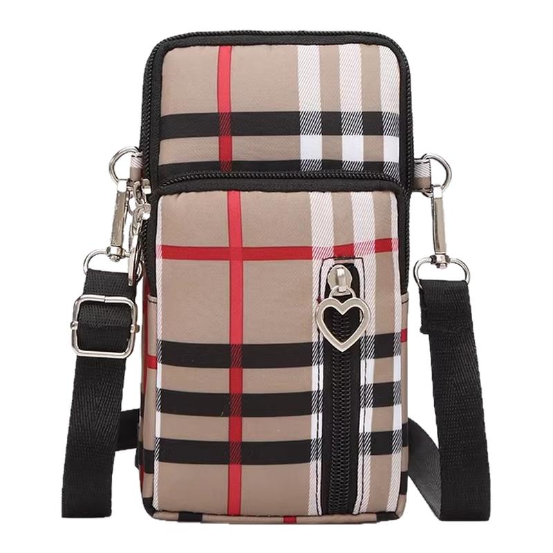 Running bag women's small bag shoulder bag crossbody bag coin purse mobile phone non-canvas bag women's cross-body sports wrist bag