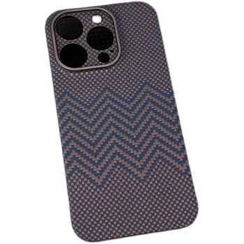 Suitable for Apple Iphone15Pro Kevlar Mobile Phone Case, Floating Woven Aramid Fiber Iphone15Promax Protective Case, New Magnetic Anti-Slip Ultra-Thin All-Inclusive Anti-Fall Carbon Fiber Protective Case