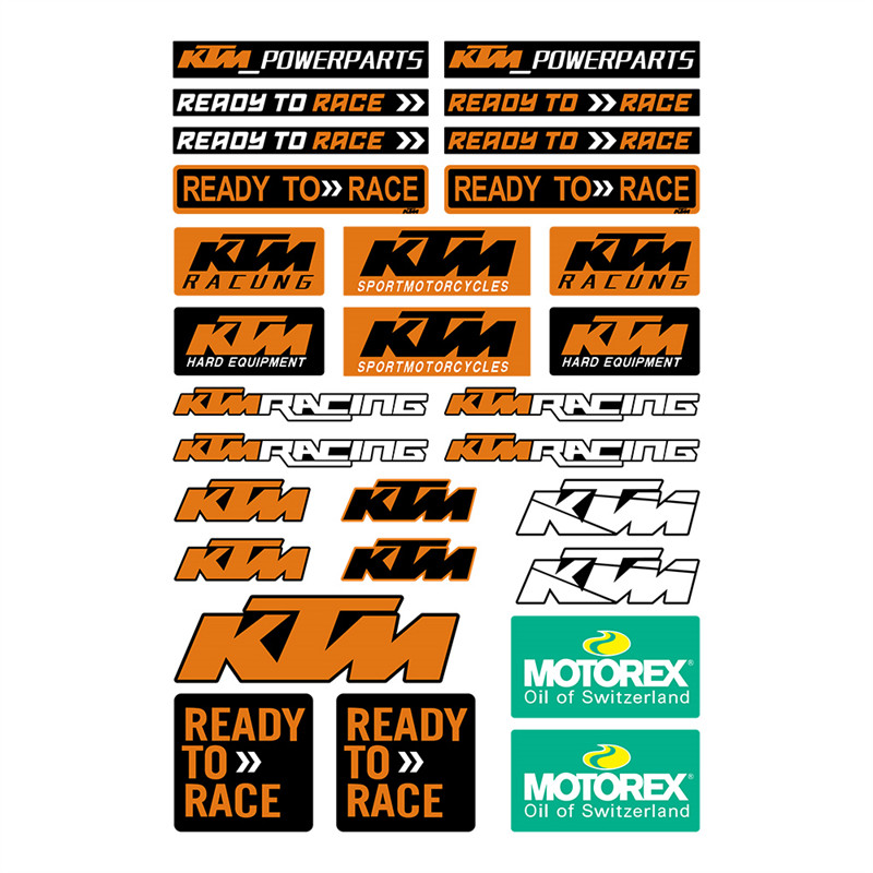 Suitable for KTM motorcycle reflective stickers body stickers