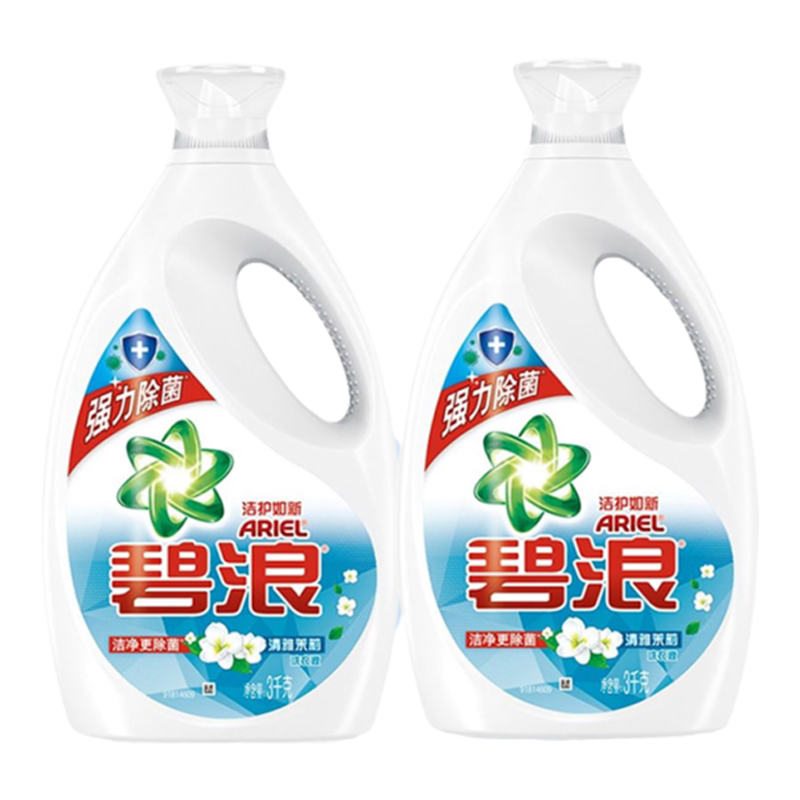 碧浪洗衣液洁护如新3kg 清雅茉莉淡雅清新内衣机洗专用家庭装正品-淘宝Taobao | 天猫Tmall
