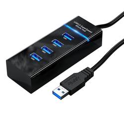 usb3.0 확장 허브 노트북 멀티 포트 확장 외부 마우스 u USB 확장 도크 ubs 1-4 전송 확장 허브 확장 도크 유형-c 연결 브레이크아웃