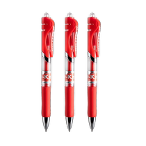 Red Pen Student Special Middle Sex Pen Teacher Press-Style Coarse Head Lot of Job Red Refill Ballpoint Pen press Pen High Face Value Study Supplies Press Speed Dry Number Pen small red pen blue pen