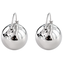 White Lan Light Balls Earrings Woman Earrings 925 Silver Temperament Design Sensation 2023 New Exploits Small Crowd Design Sense ED4084