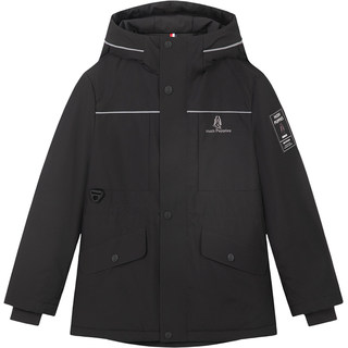 暇步士童装儿童风衣25秋冬新品男童休闲三防女童加绒保暖厚外套