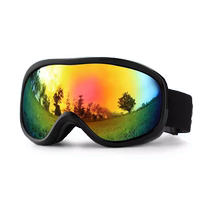 Spherical ski goggles ski glasses ski goggles anti-fog snow goggles mountaineering snow mountain men and women cylindrical myopia