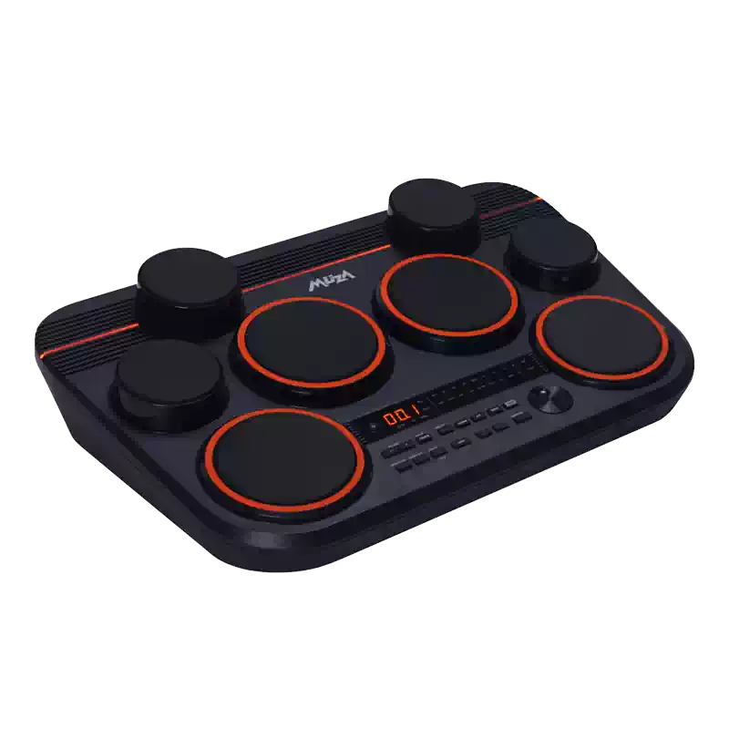 鼓(小皮) 美得理mz729电子鼓架子鼓新品初学者成人乐器升级网面鼓盘