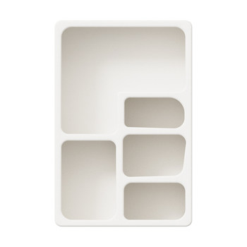 Cream bedroom bedside tables are fully equipped and shipped without installation